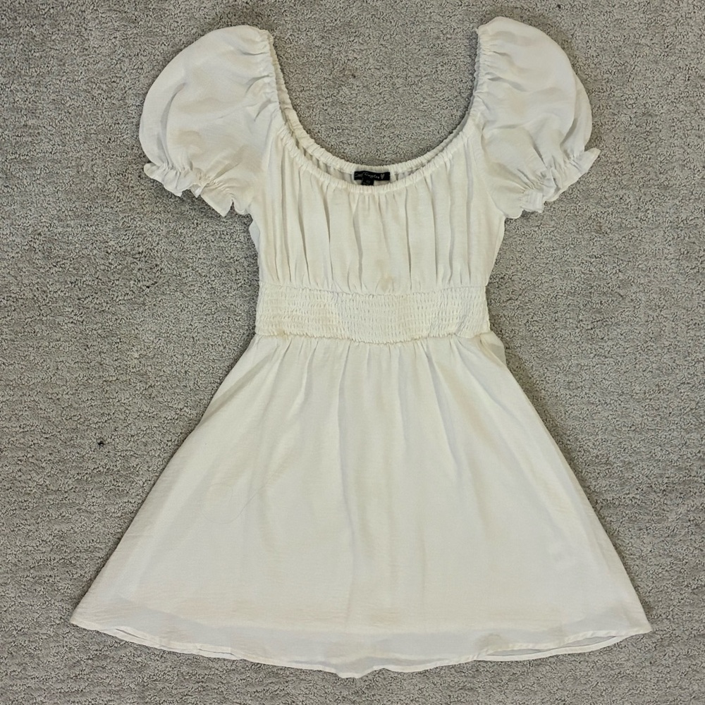 EUC City Triangles White Kids Casual Dress